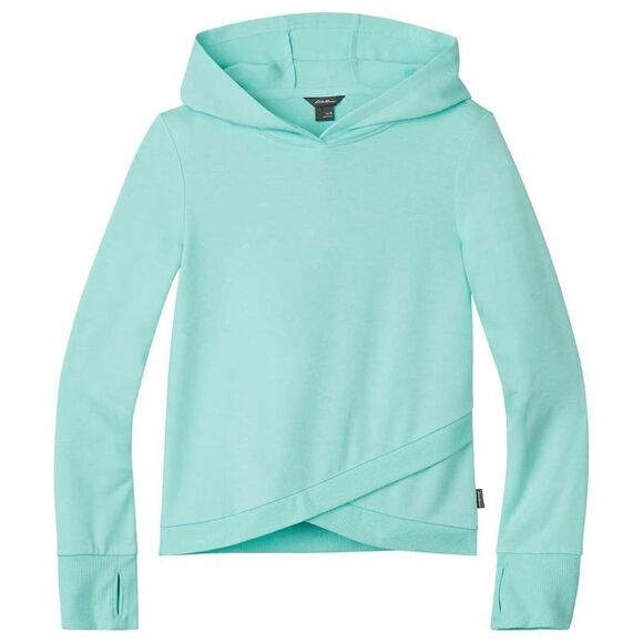 NEW! EDDIE BAUER Youth Girls 3 Piece Set: Tulip Hem Hoodie, Tee and Leggings - Picture 4 of 13